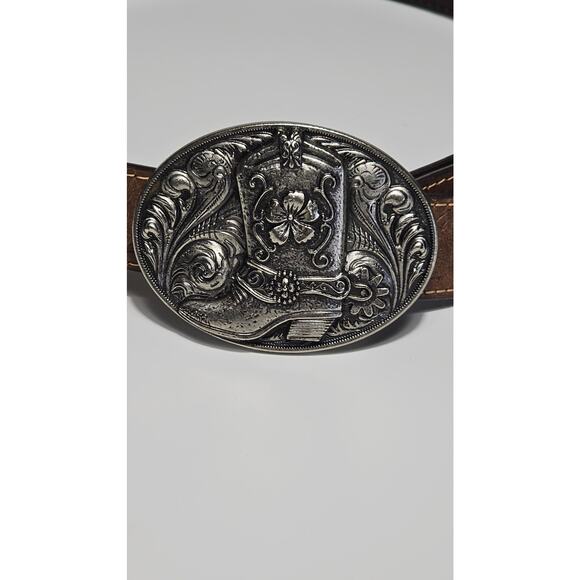 Shyanne Girls' Embossed Floral Boot Belt Size 24 - Picture 2 of 7